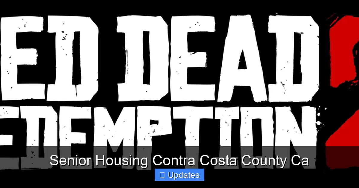 Senior Housing Contra Costa County Ca