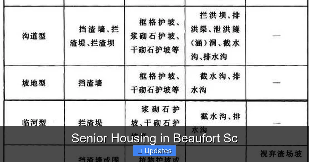 Senior Housing in Beaufort Sc