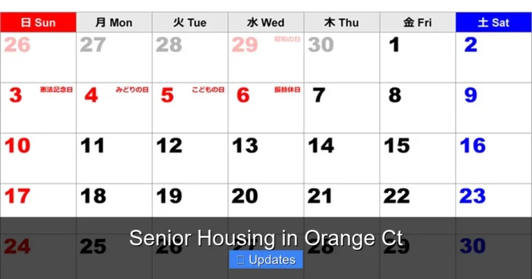 Senior Housing in Orange Ct