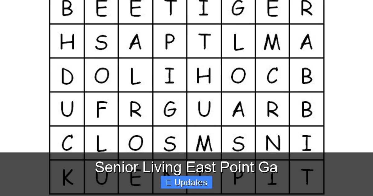 Senior Living East Point Ga