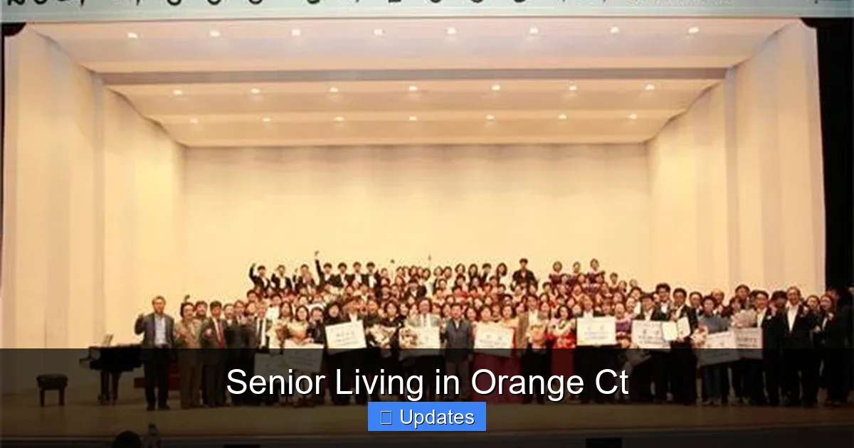 Senior Living in Orange Ct