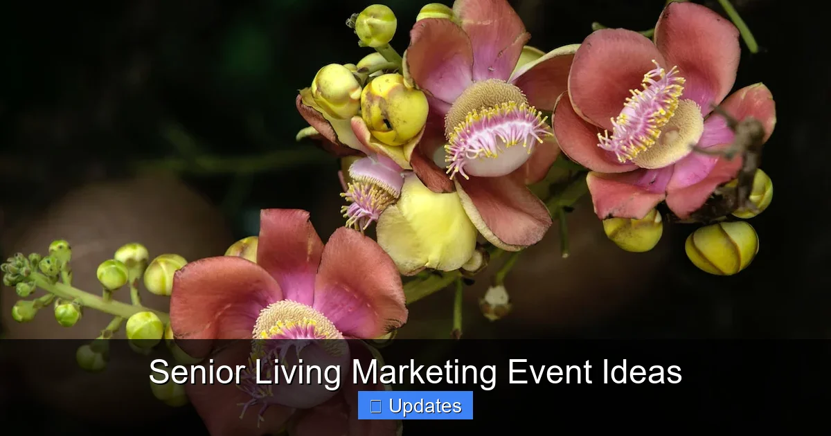 Senior Living Marketing Event Ideas