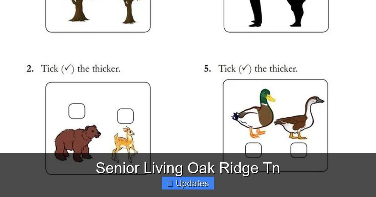 Senior Living Oak Ridge Tn