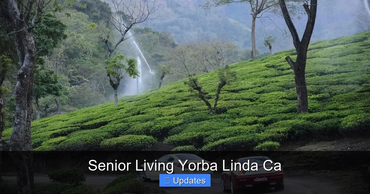 Senior Living Yorba Linda Ca