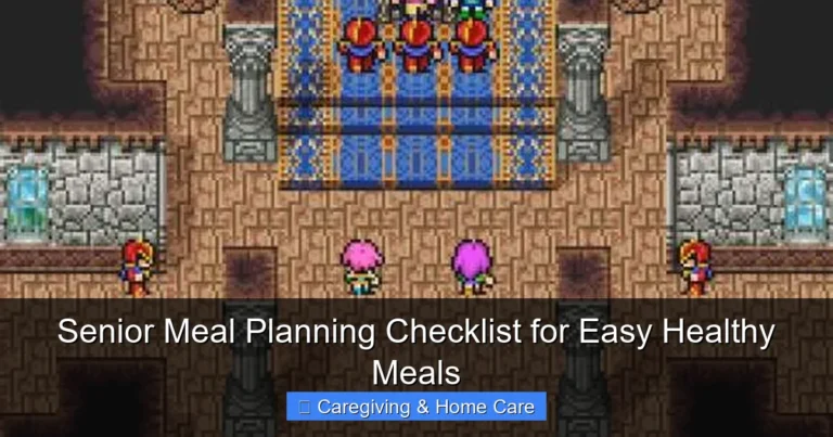 Senior Meal Planning Checklist for Easy Healthy Meals