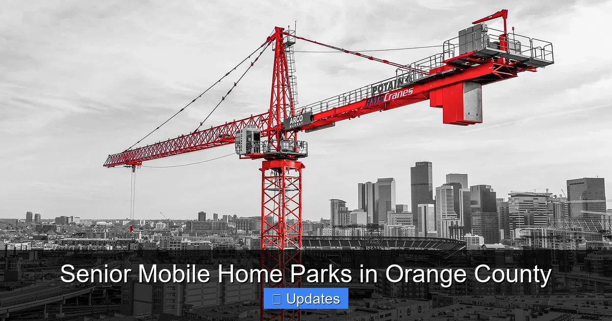 Senior Mobile Home Parks in Orange County