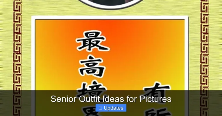 Senior Outfit Ideas for Pictures