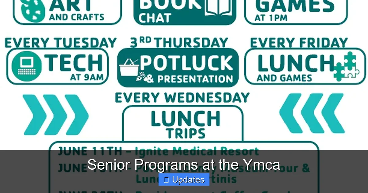 Senior Programs at the Ymca