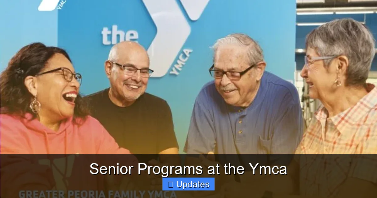 Senior Programs at the Ymca