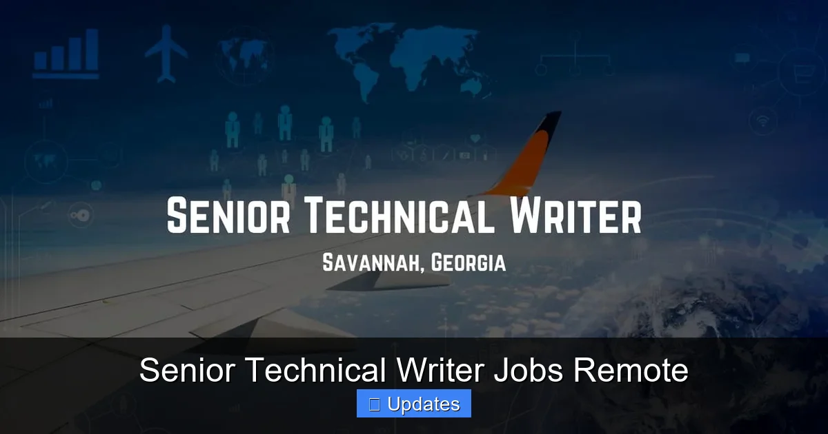 Senior Technical Writer Jobs Remote - SeniorsProTalk