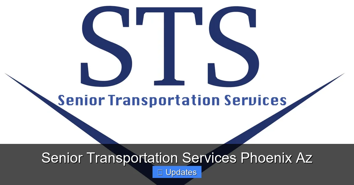 Senior Transportation Services Phoenix Az