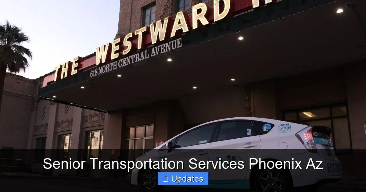 Senior Transportation Services Phoenix Az