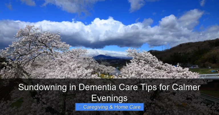 Sundowning in Dementia Care Tips for Calmer Evenings