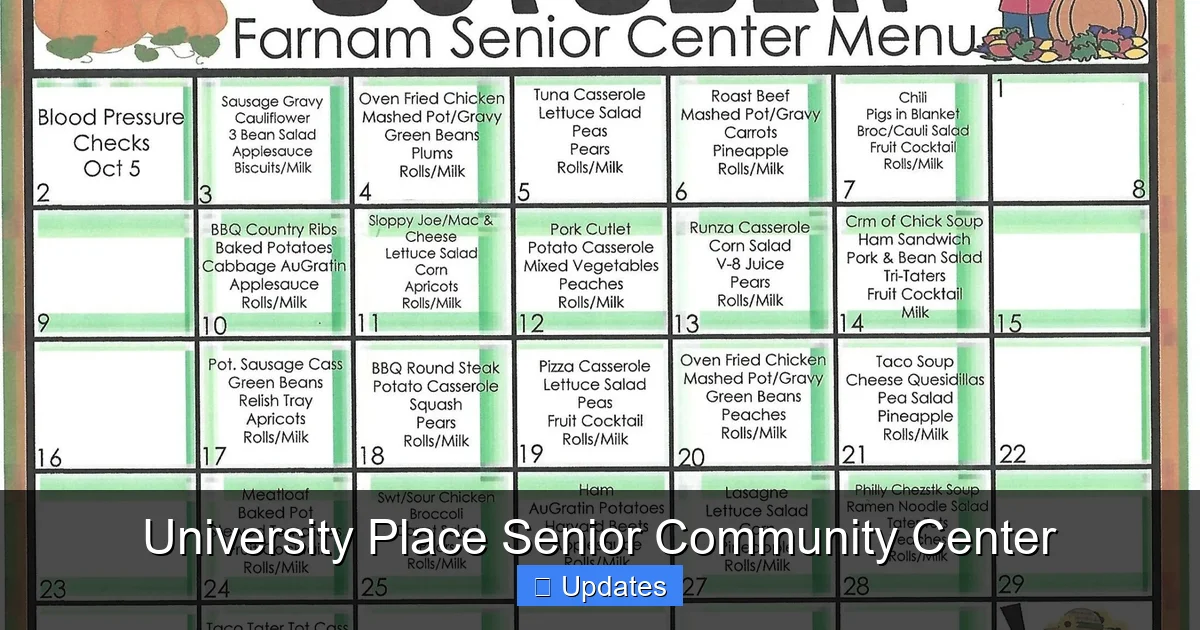 University Place Senior Community Center