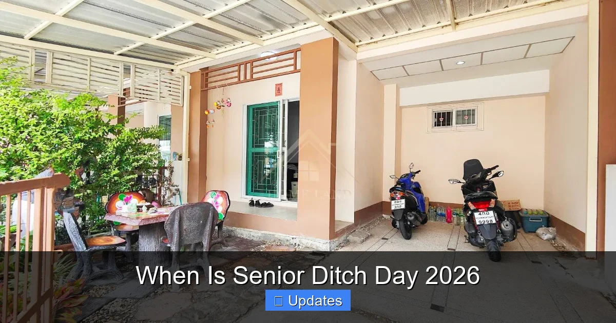 When Is Senior Ditch Day 2026