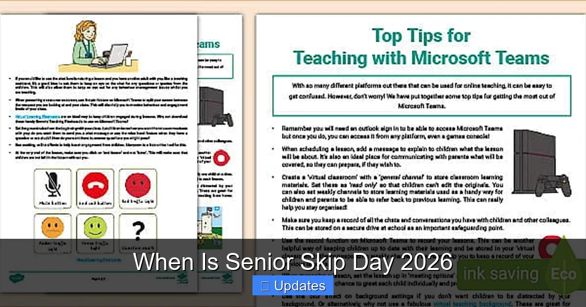 When Is Senior Skip Day 2026