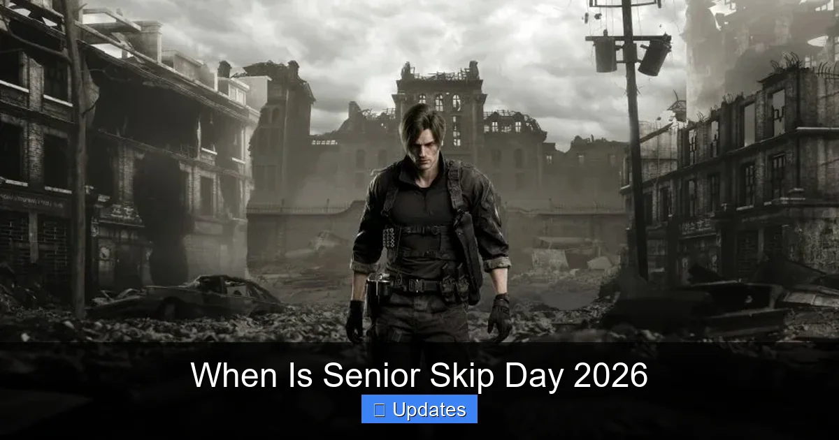 When Is Senior Skip Day 2026