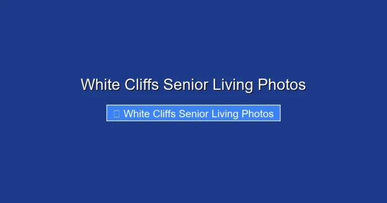 White Cliffs Senior Living Photos