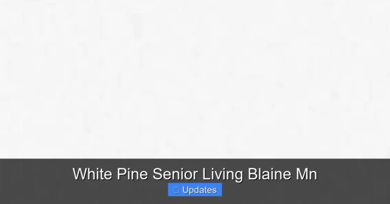 White Pine Senior Living Blaine Mn