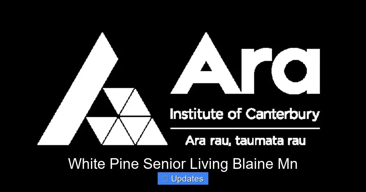 White Pine Senior Living Blaine Mn