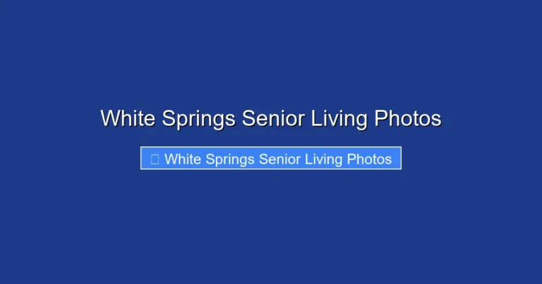 White Springs Senior Living Photos
