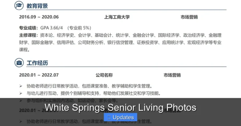 White Springs Senior Living Photos
