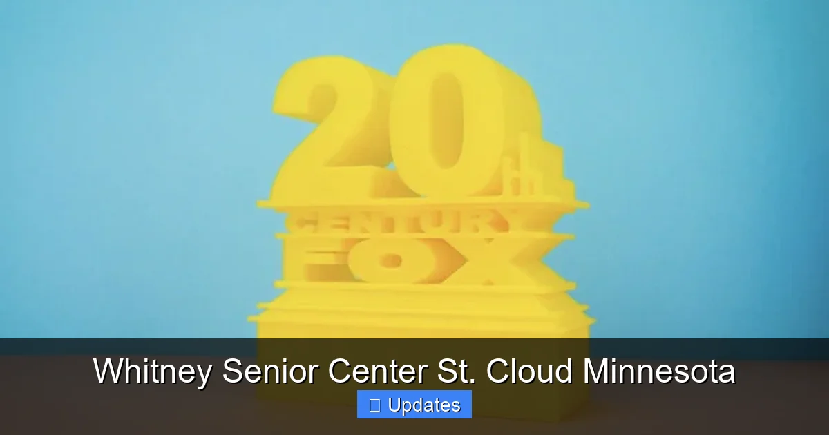 Whitney Senior Center St. Cloud Minnesota