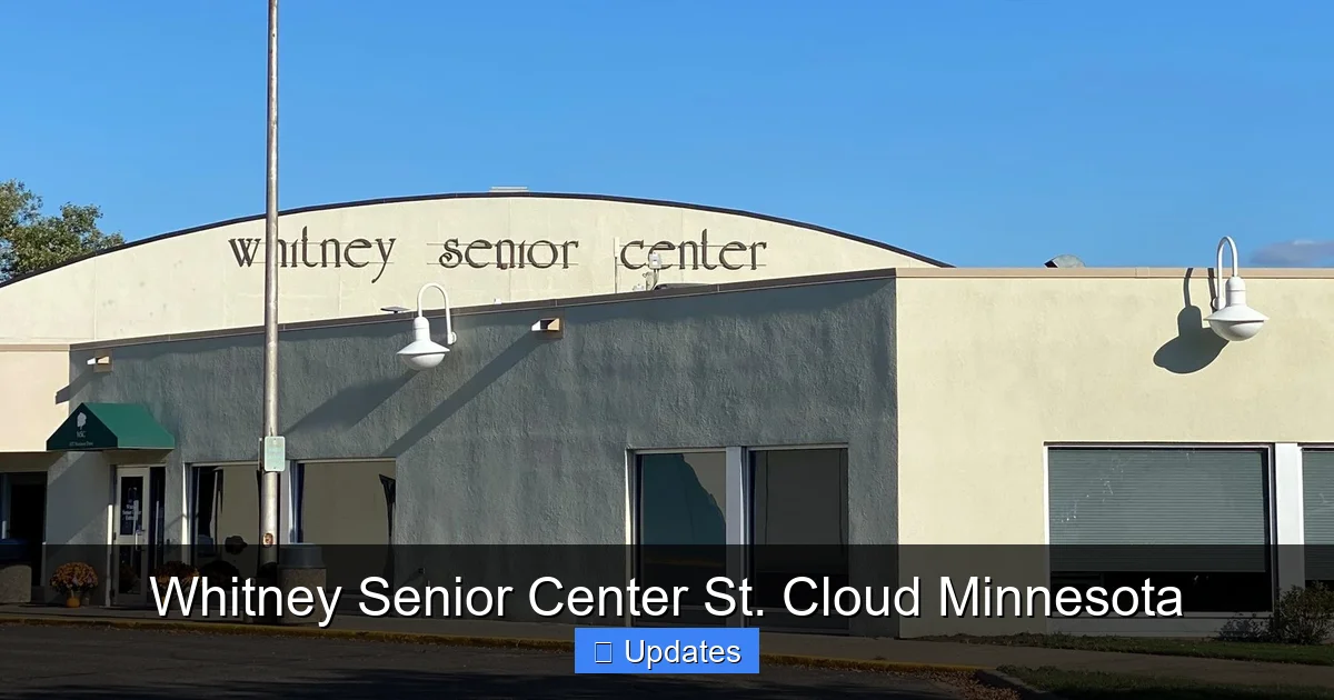 Whitney Senior Center St. Cloud Minnesota