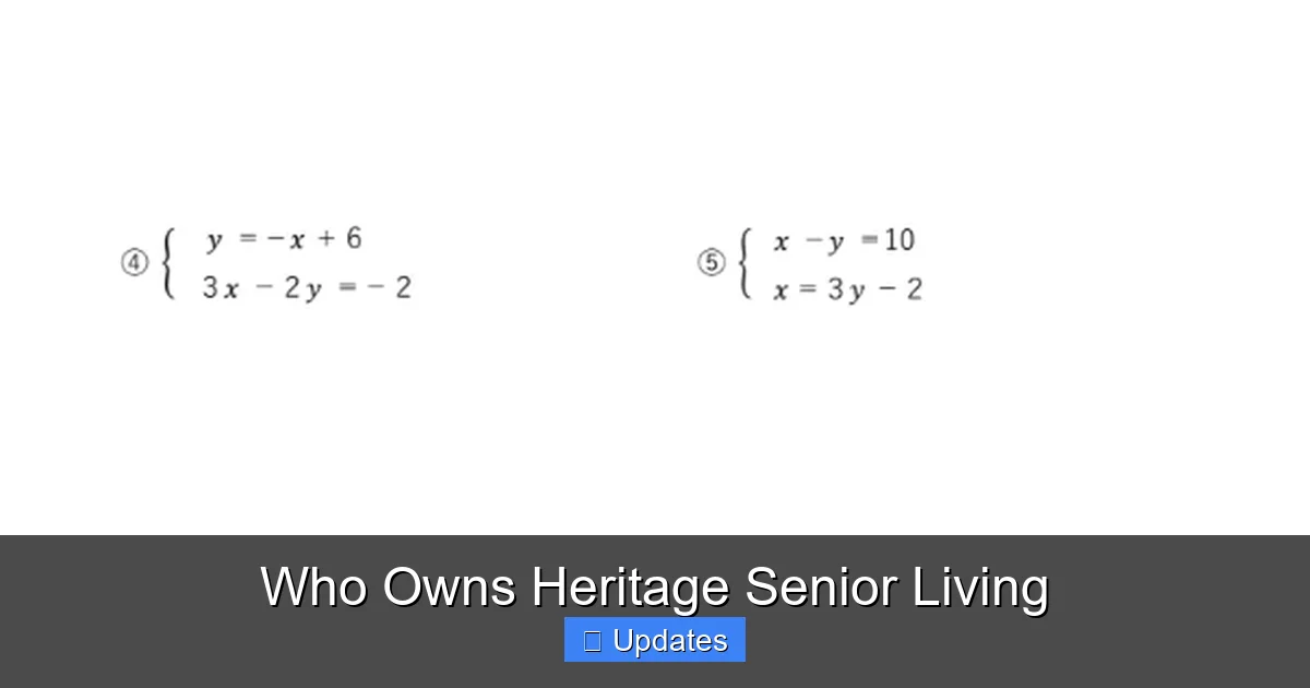 Who Owns Heritage Senior Living