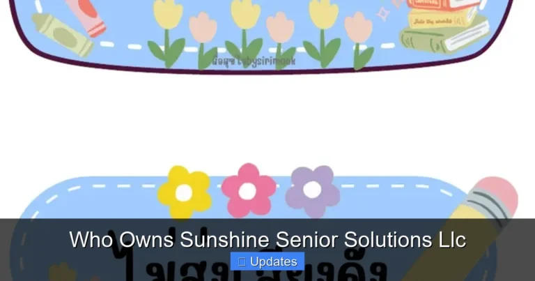 Who Owns Sunshine Senior Solutions Llc