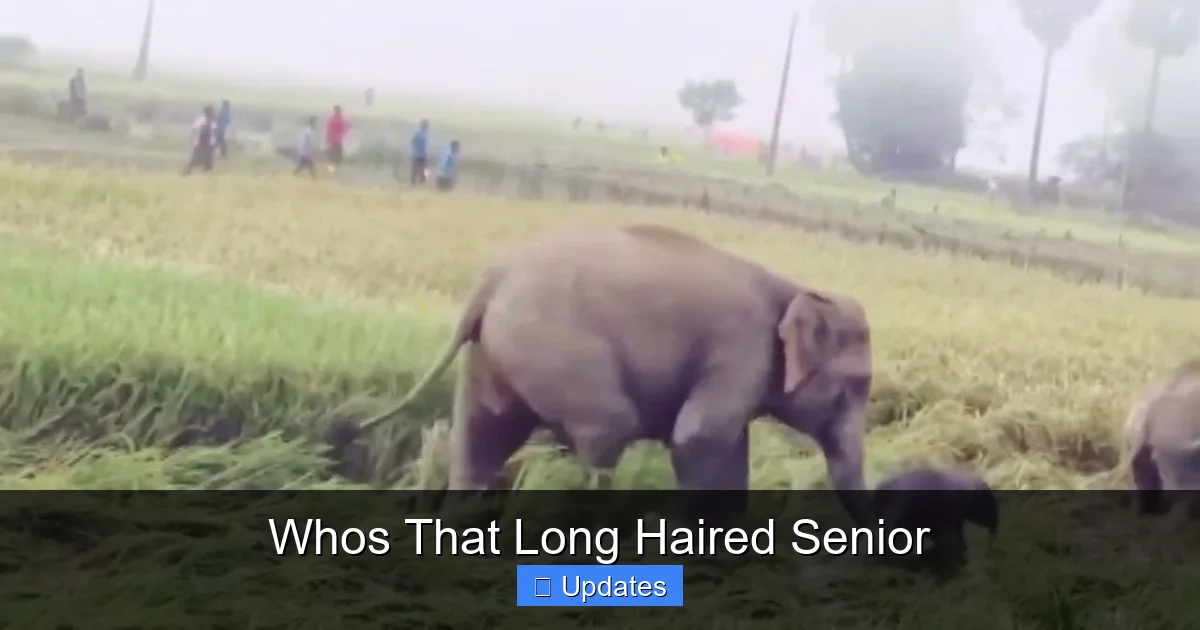 Whos That Long Haired Senior