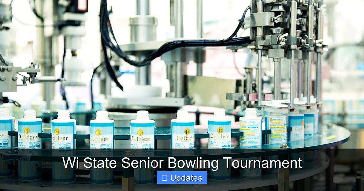 Wi State Senior Bowling Tournament