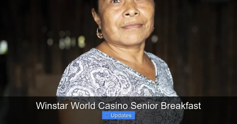 Winstar World Casino Senior Breakfast