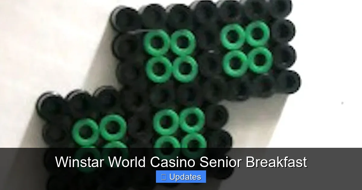 Winstar World Casino Senior Breakfast