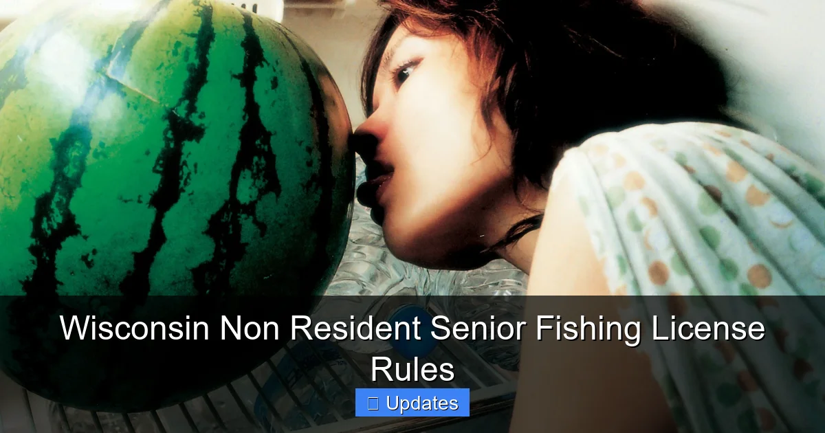 Wisconsin Non Resident Senior Fishing License Rules