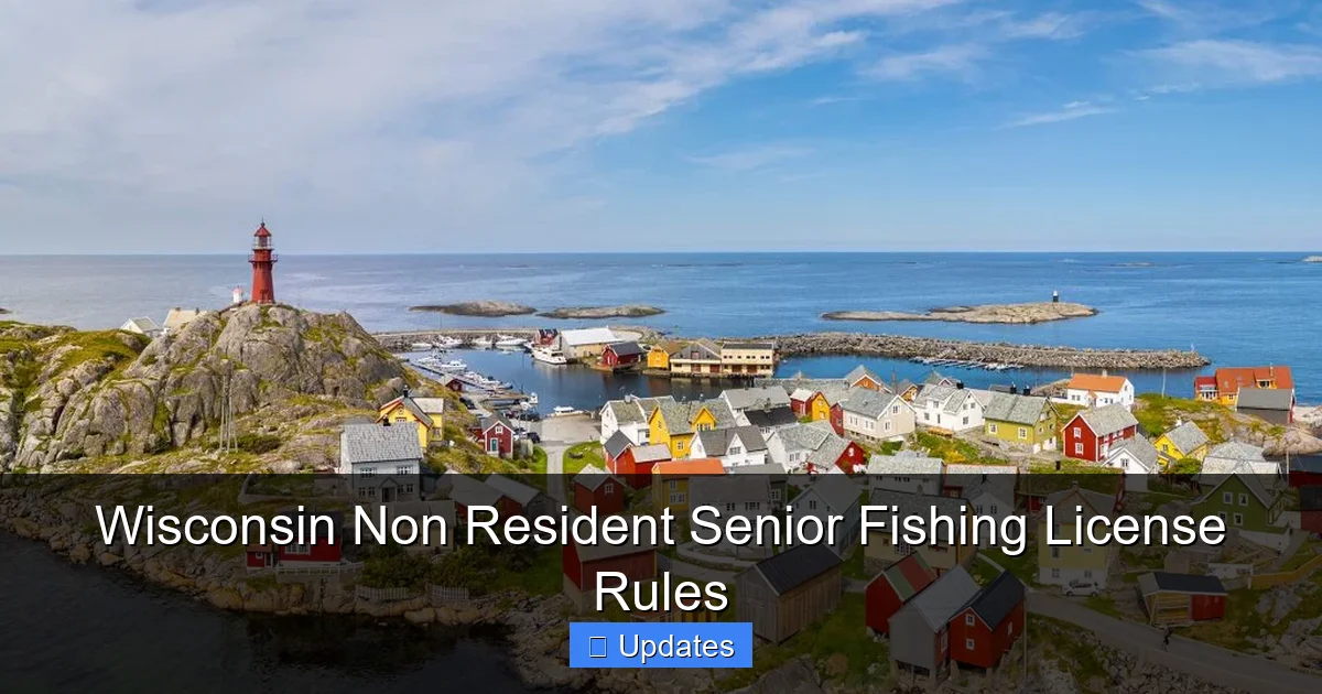 Wisconsin Non Resident Senior Fishing License Rules