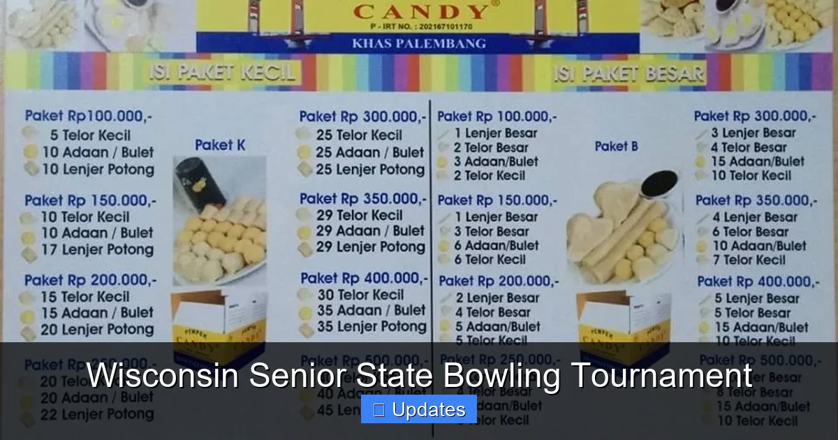 Wisconsin Senior State Bowling Tournament