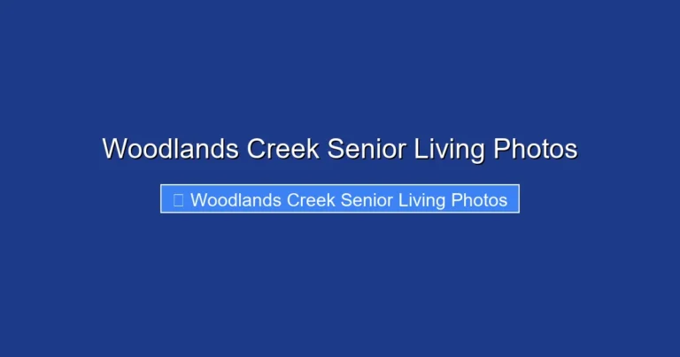 Woodlands Creek Senior Living Photos