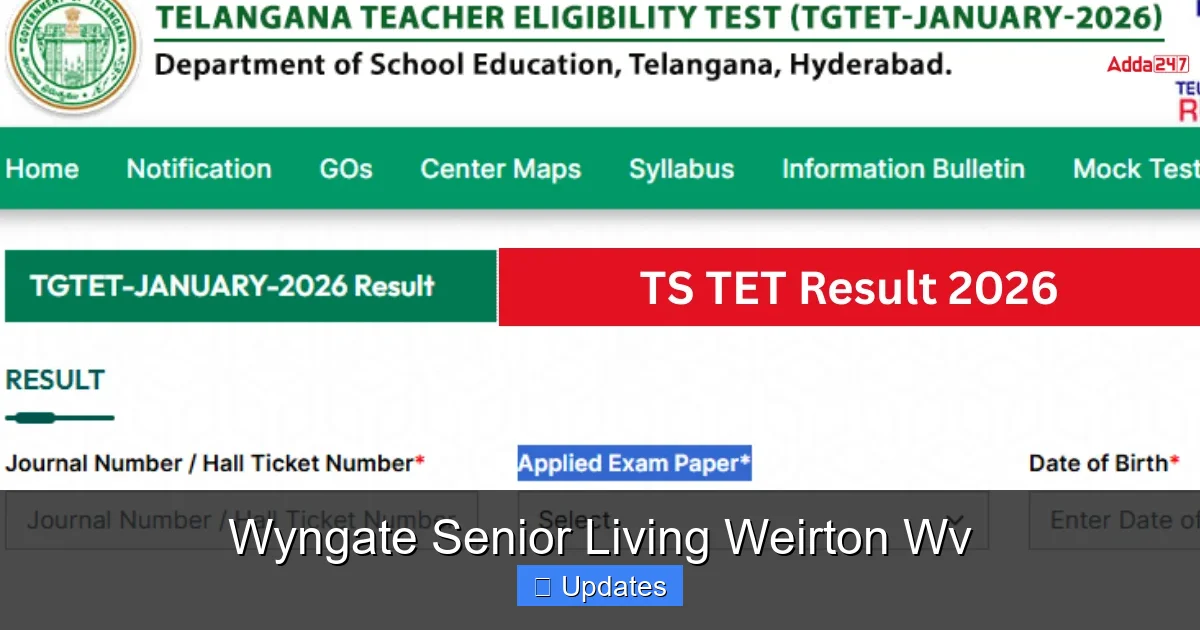 Wyngate Senior Living Weirton Wv