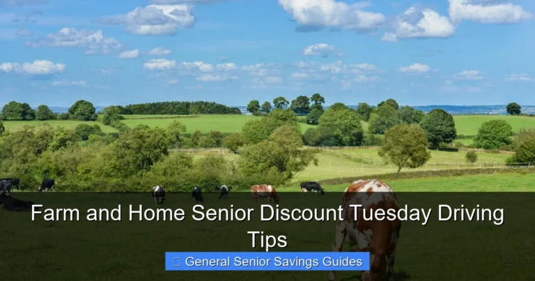 Farm and Home Senior Discount Tuesday Driving Tips