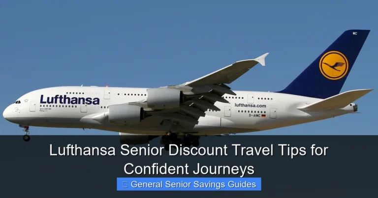 Lufthansa Senior Discount Travel Tips for Confident Journeys