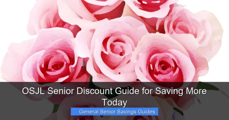 OSJL Senior Discount Guide for Saving More Today