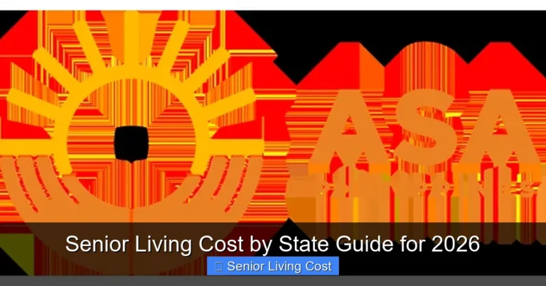 Senior Living Cost by State Guide for 2026