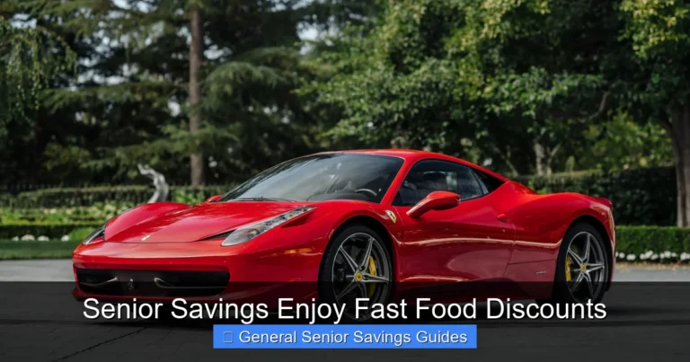 Senior Savings Enjoy Fast Food Discounts