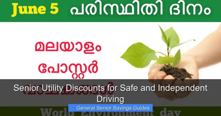 Senior Utility Discounts for Safe and Independent Driving