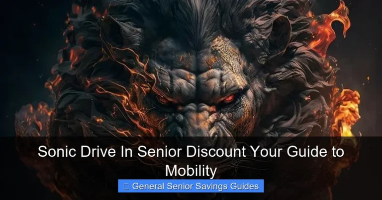 Sonic Drive In Senior Discount Your Guide to Mobility