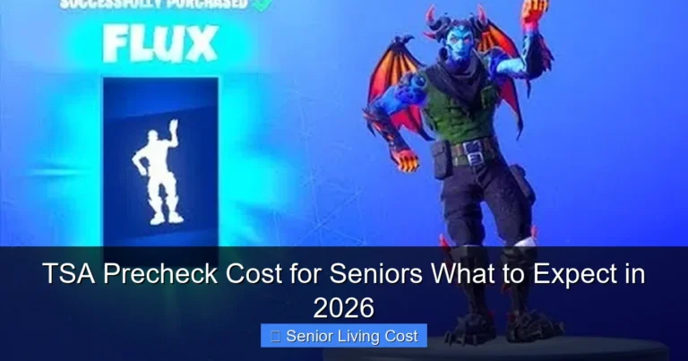 TSA Precheck Cost for Seniors What to Expect in 2026