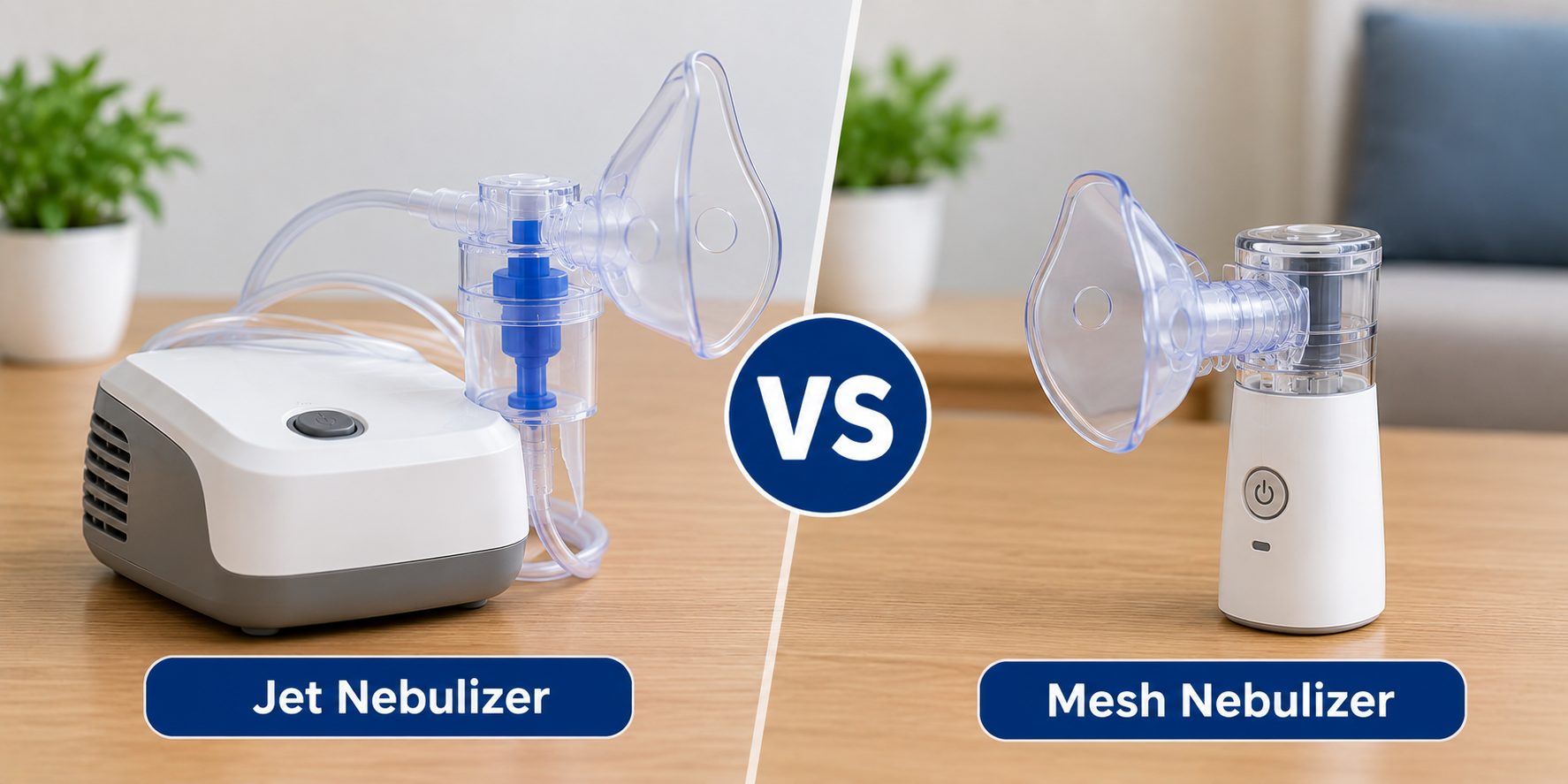 Jet Nebulizer vs Mesh Nebulizer