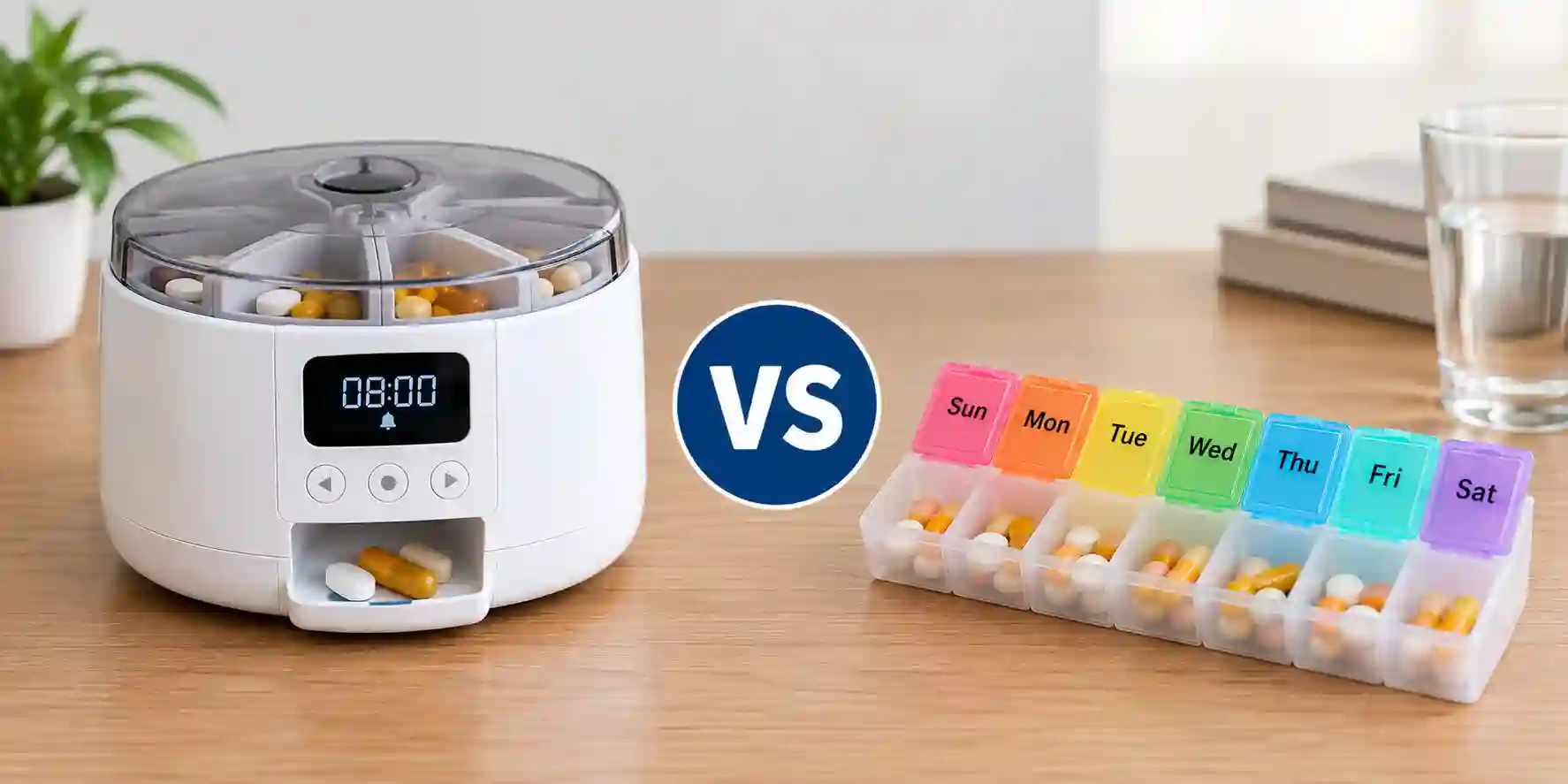 Automatic Pill Dispenser vs Pill Organizer