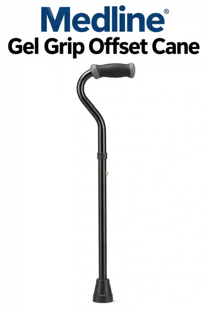 Medline Gel Grip Offset Cane